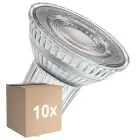 Mehrfachpackung 10x Ledvance LED Reflektor GU10 PAR16 6.1W 575lm 60D - 927 Extra Warmweiß | Dimmbar - Ersatz Für 80W